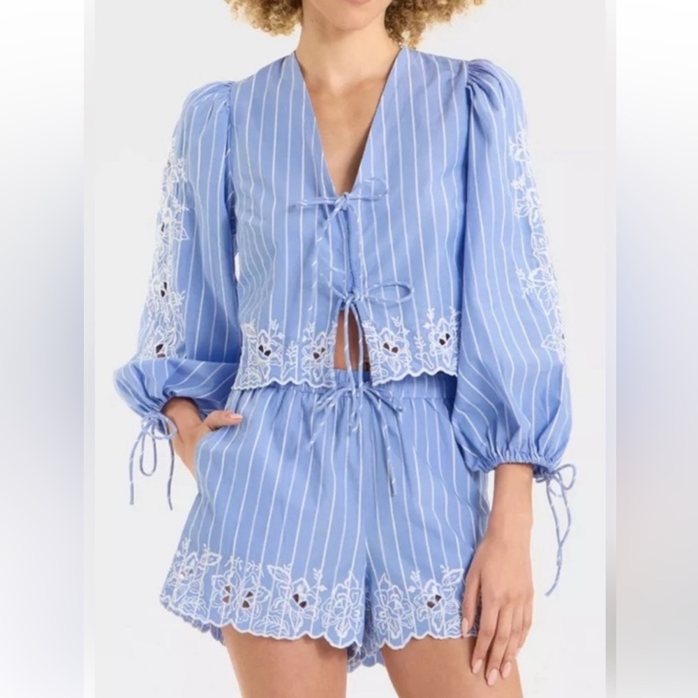 Future collective blue stripe set from target
